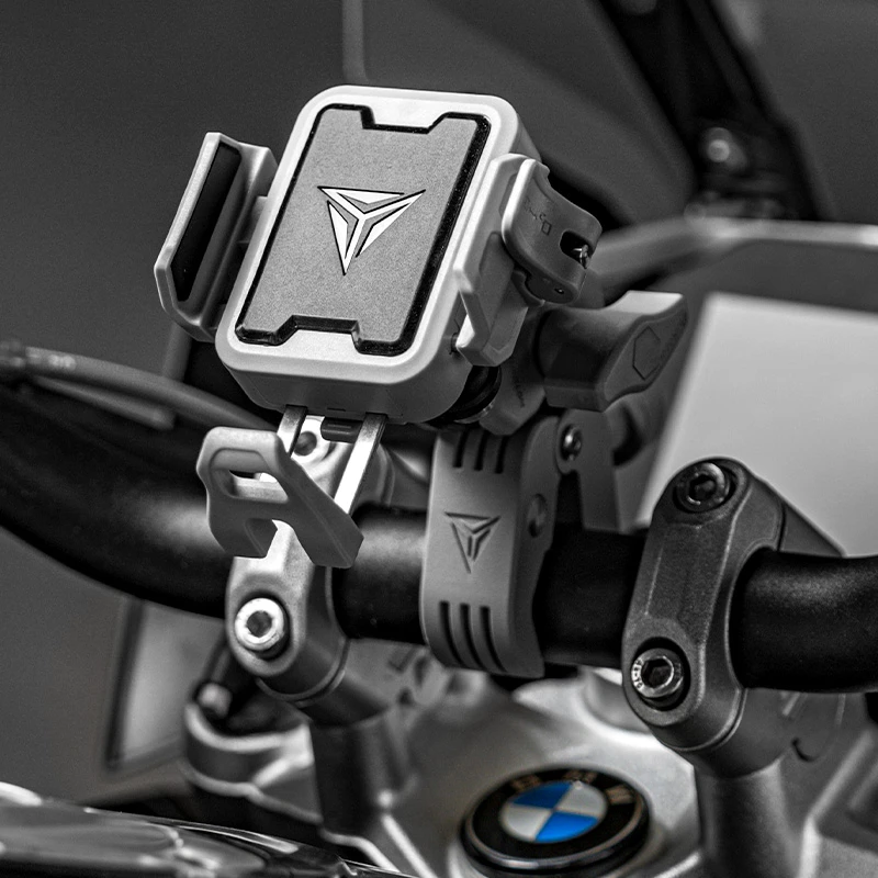 【直播】电动车外卖踏板摩托车固定架骑行导航手机支架防震防抖防盗