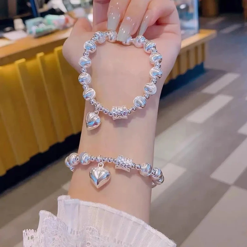 足银手链 876 足银999纯银手链芭蕾少女高端时尚送女朋友礼物正品