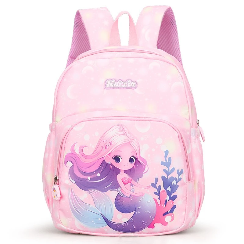 幼儿园小书包公主轻便卡通超轻儿童包美人鱼双肩背韩版书包可爱