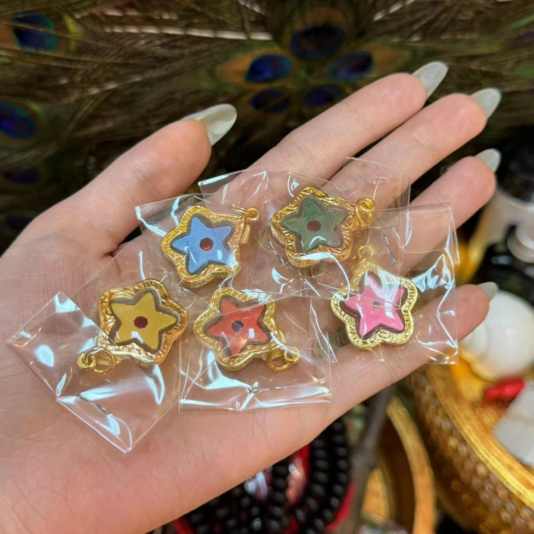 铜合金吊坠 阿赞nak·圣诞幸运星(不挑colour)·吊坠·泰国饰品