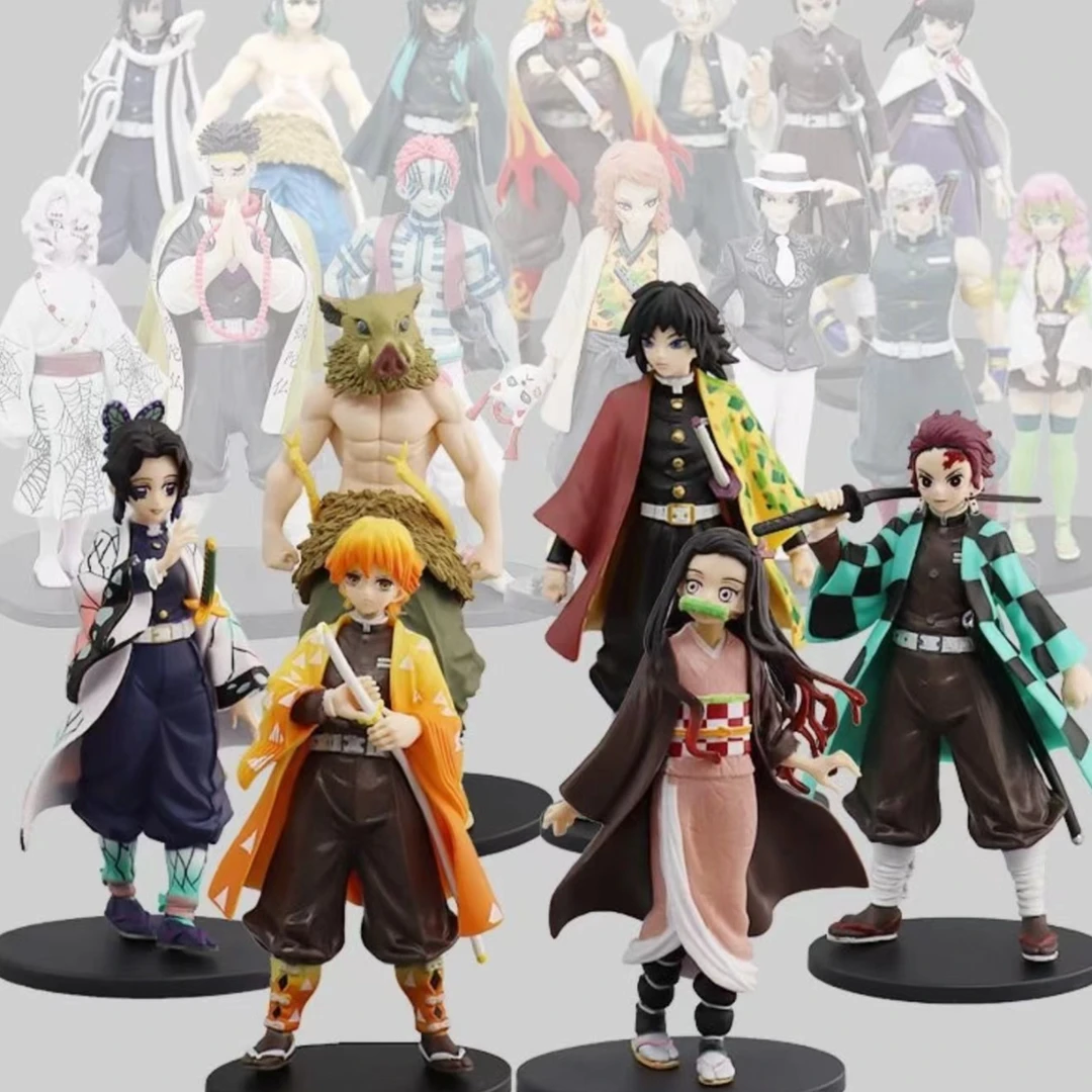 樱木手办 鬼灭之刃 发6款人物 手办模玩