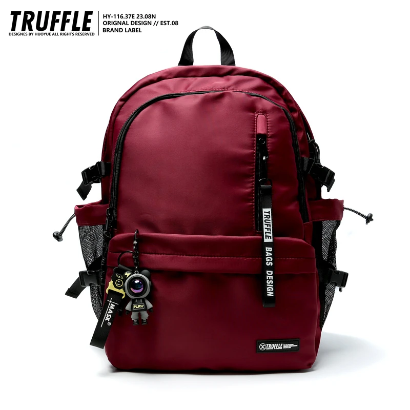 TRUFFLE2023新款大容量双肩包男中学生书包女大学生电脑旅行背包