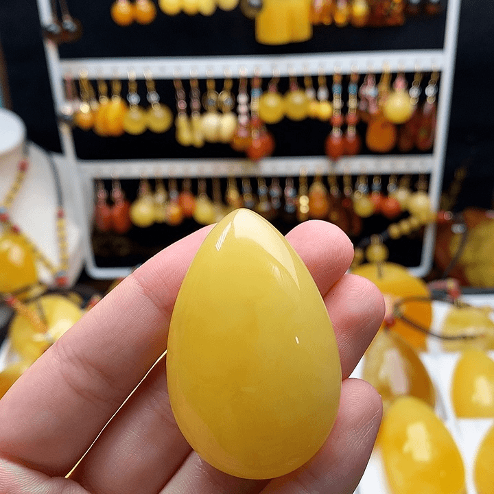 蜜蜡颈饰未镶嵌蜜蜡