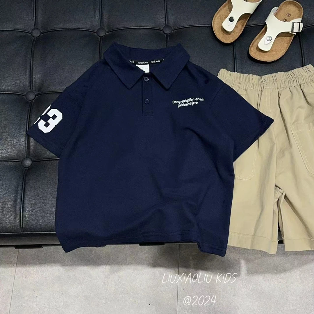 BY LIUXIAOLIU韩版高货夏季儿童Polo短袖2015