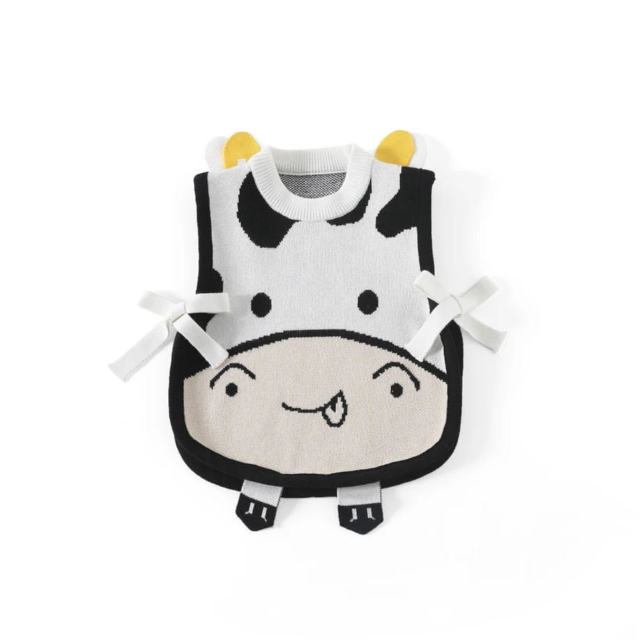 ｛反季大浮力｝儿童款街拍必备奶牛洋气马甲