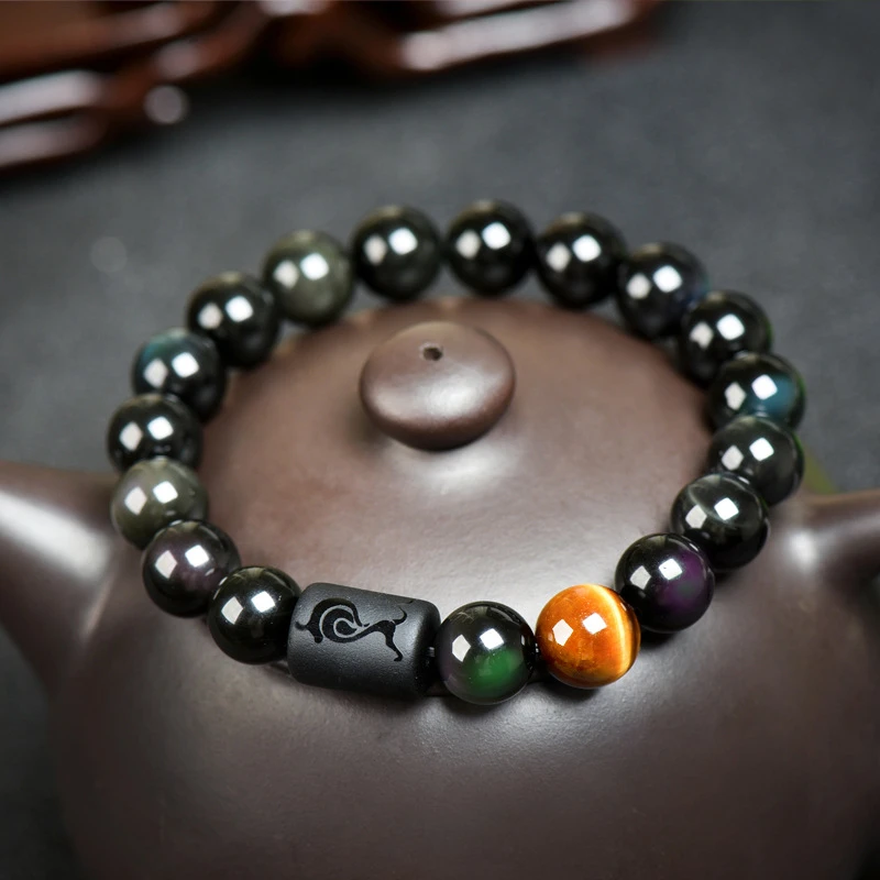 斐诗洛 非金属陶瓷手链 十二生肖男女生男生12星座情侣手链高级感