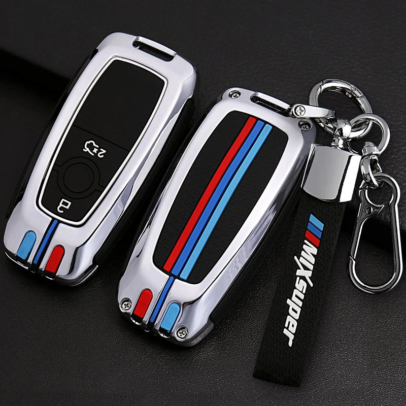 14-福特蒙迪欧汽车钥匙套 锐际锐界探险者车福克斯男士金属壳扣包