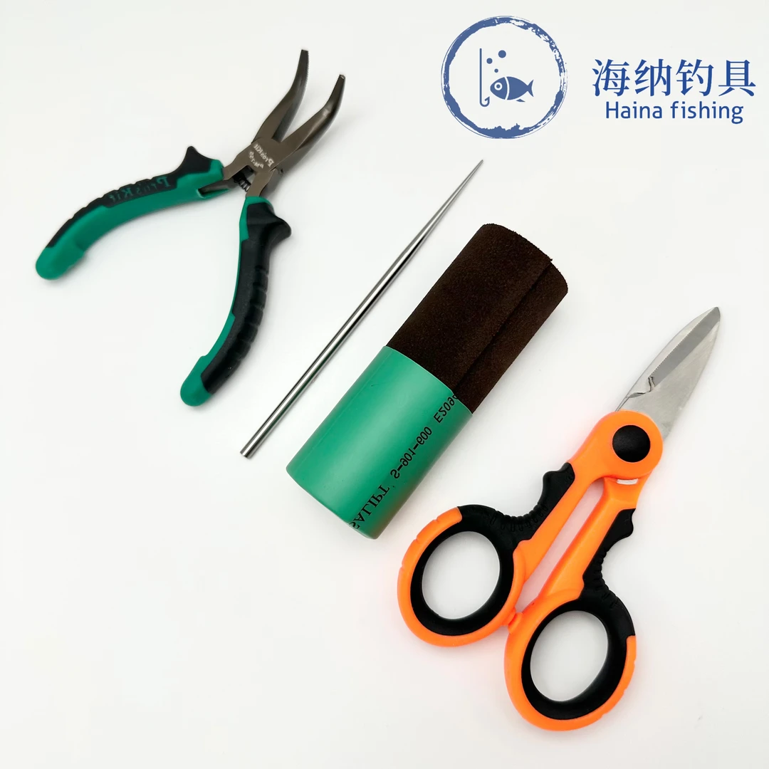 绑大物线工具加固金刚结配件专用不锈钢锥子紧线皮棒绑钩钳套装