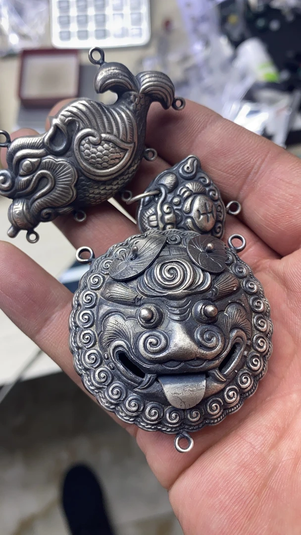 三七银饰品DIY复古配件