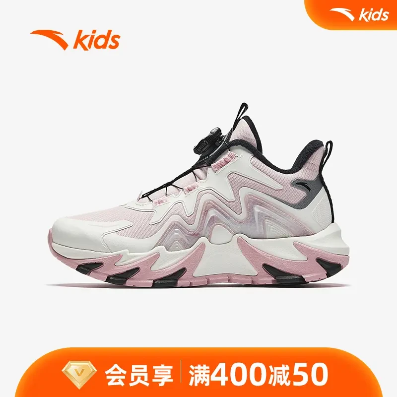 安踏【登峰】儿童女大童二棉鞋子高帮运动鞋秋冬保暖跑步322446914