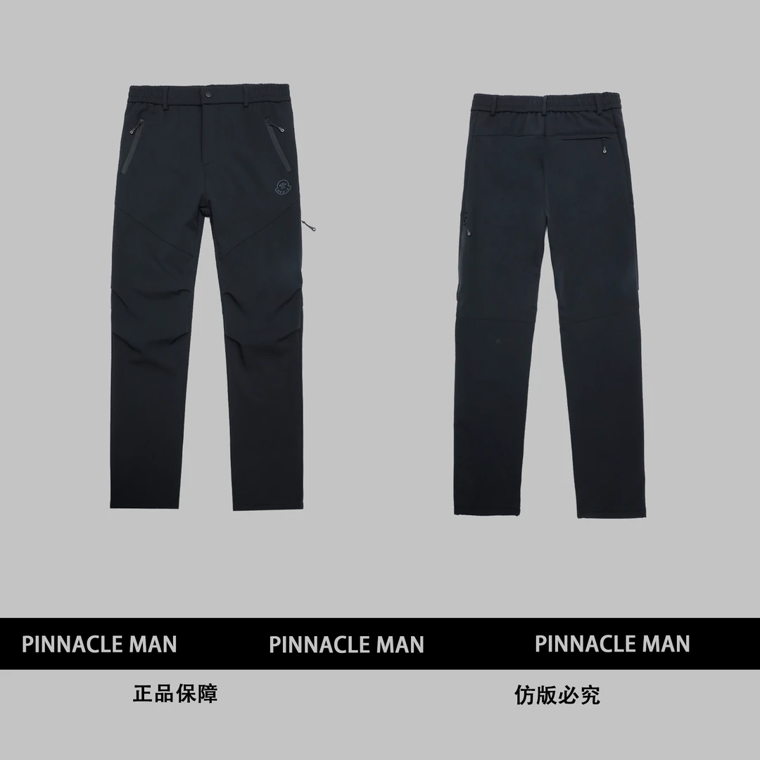 EW01 冬季男士户外防水防风透气保暖弹力运动软壳加绒休闲裤3