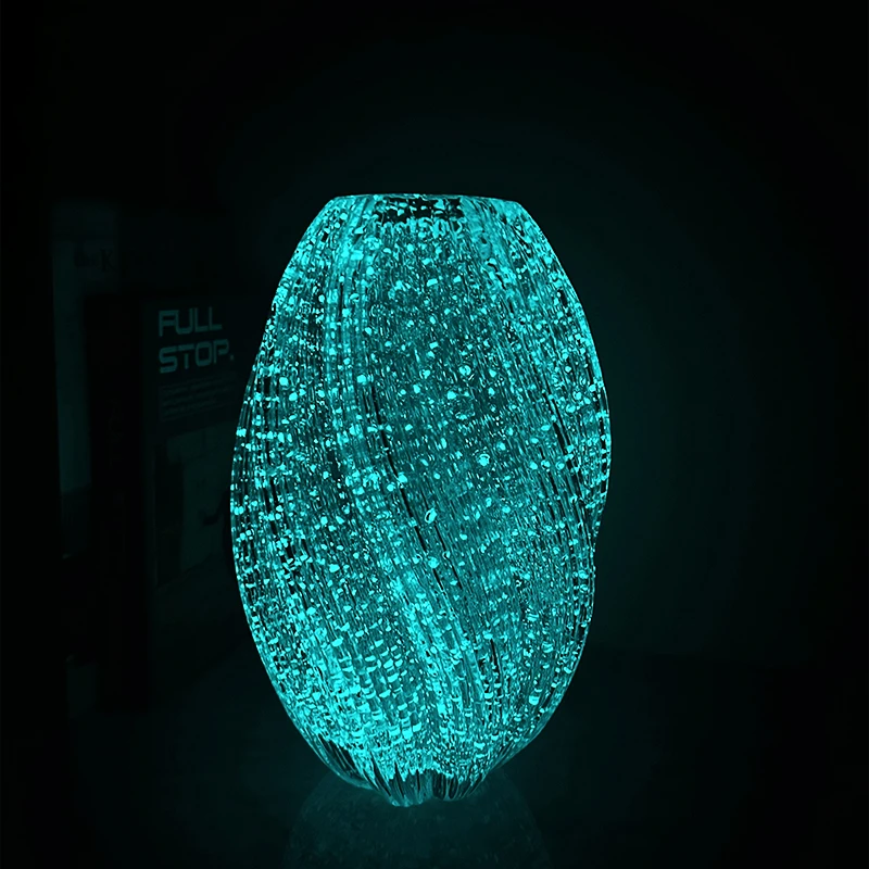 麦芽糖夜光花瓶纽纹适合飘窗桌面茶几摆放的时尚插花摆件花艺用品