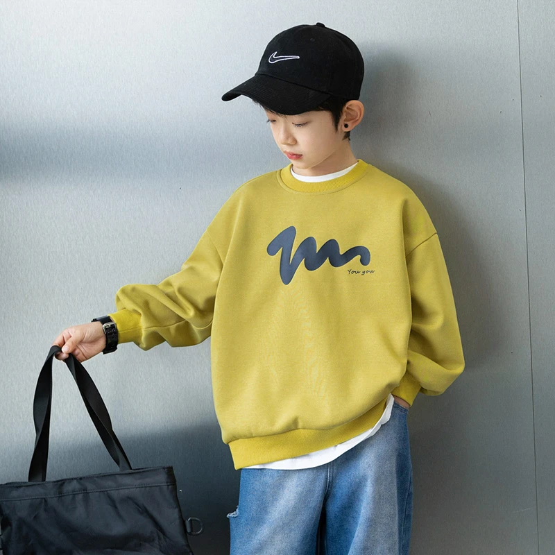 男童卫衣春秋装儿童休闲上衣2025春季中大童长袖童装帅气潮GY4184