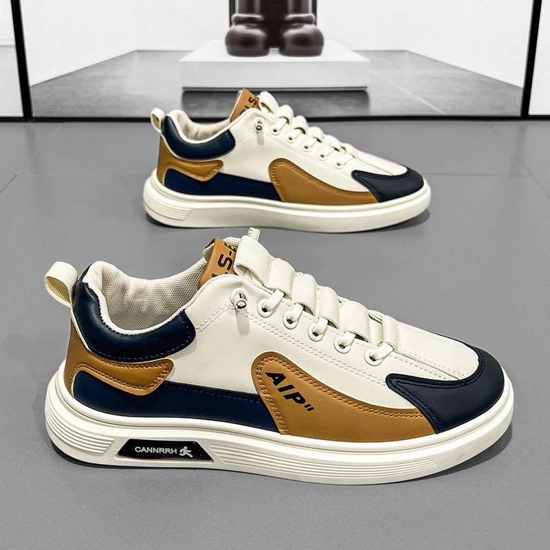 鞋子男夏季2024新款男士软底透气青少年百搭学生潮流休闲板鞋男