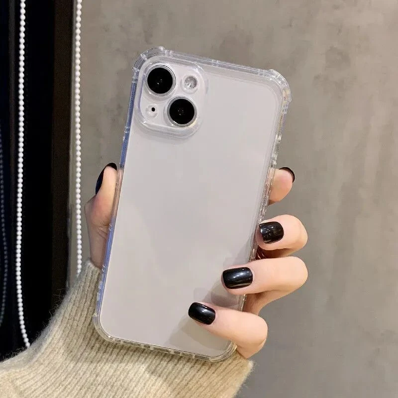 透明气囊适用苹果16/15手机壳全包iPhone13防摔8plus软壳14promax