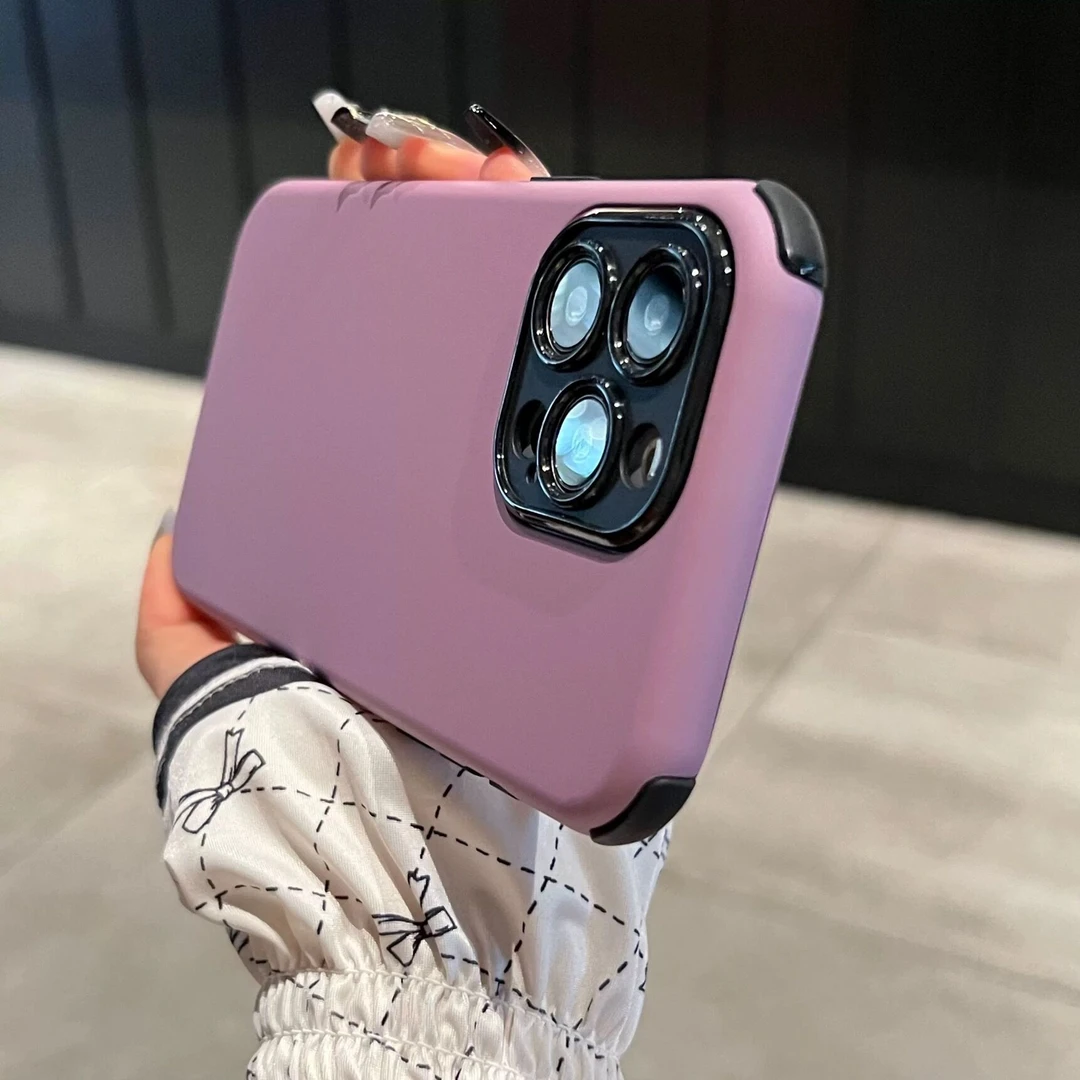 新款二合一全包手机壳苹果15软壳iPhone13/14Promax四角防摔12/11