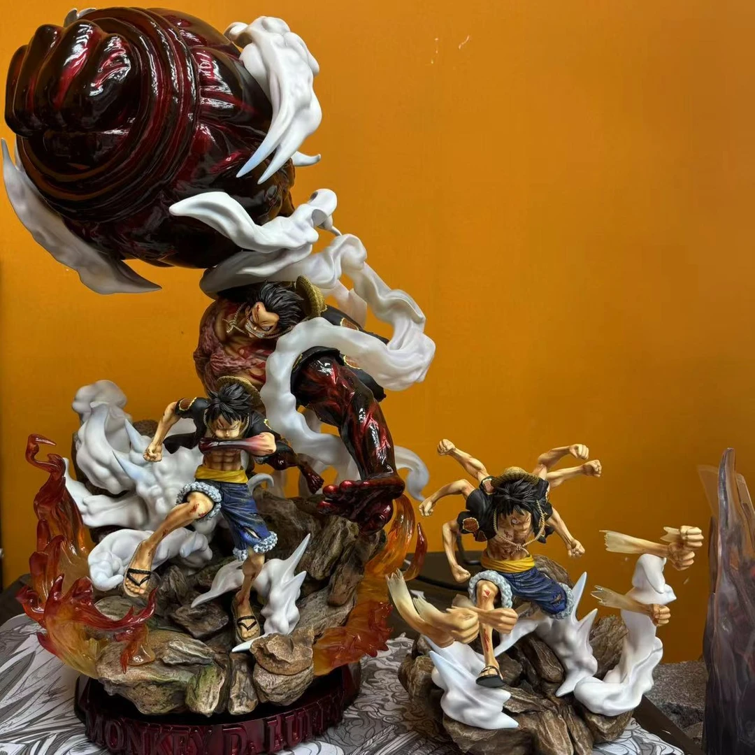 海贼王 幻影路飞送多拳路飞 拍一发二 带彩盒 手办模玩摆件