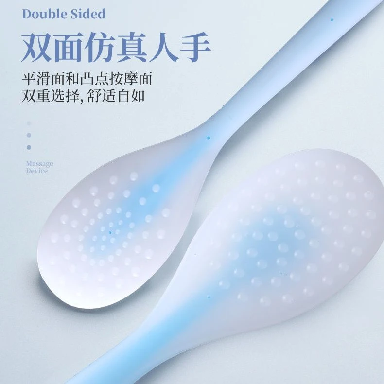 加长硅胶拍痧板软经络颈椎拍痧掌全身捶背器拍打棒拍痧棒敲肩颈