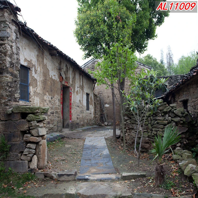 外景主背景布农村旧砖土房公路户外网红直间装饰墙布