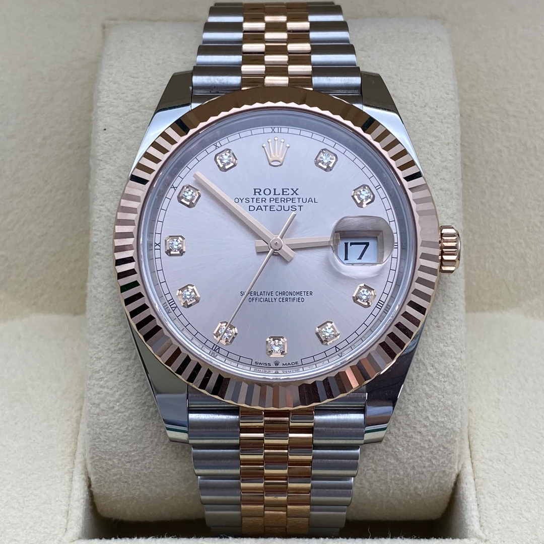 全新未使用 Rolex/劳力士 126331香槟盘钻刻日志
