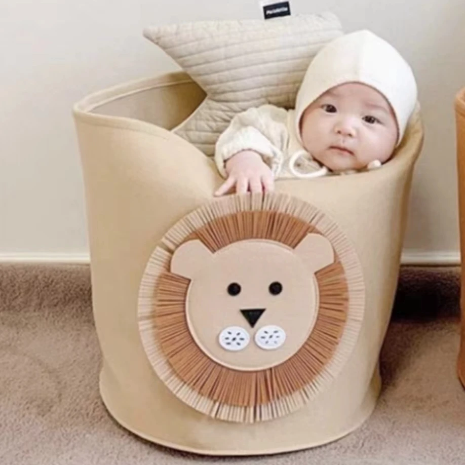 大概尺寸50.45.毛毡脏衣篮宝宝杂物收纳桶篮子脏衣篮脏衣篓收纳箱
