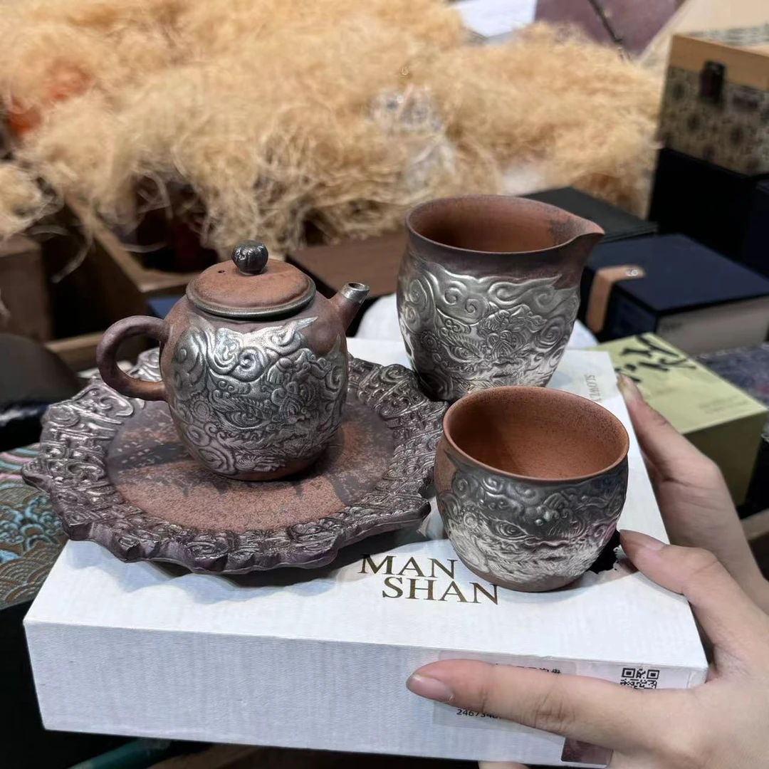慢山醒狮茶壶套组 LL001