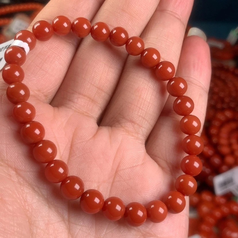 【闪购商品】南红玛瑙手链未镶嵌游*静卡6
