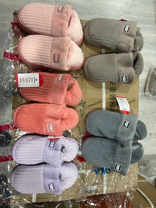 路路佳3280包跟情侣冬季棉拖防滑