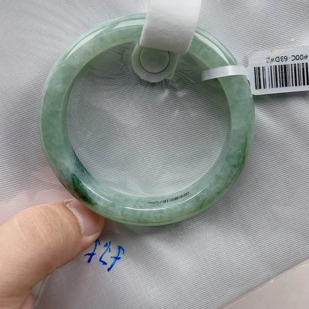 【闪购商品】翡翠手镯未镶嵌正圈57.5