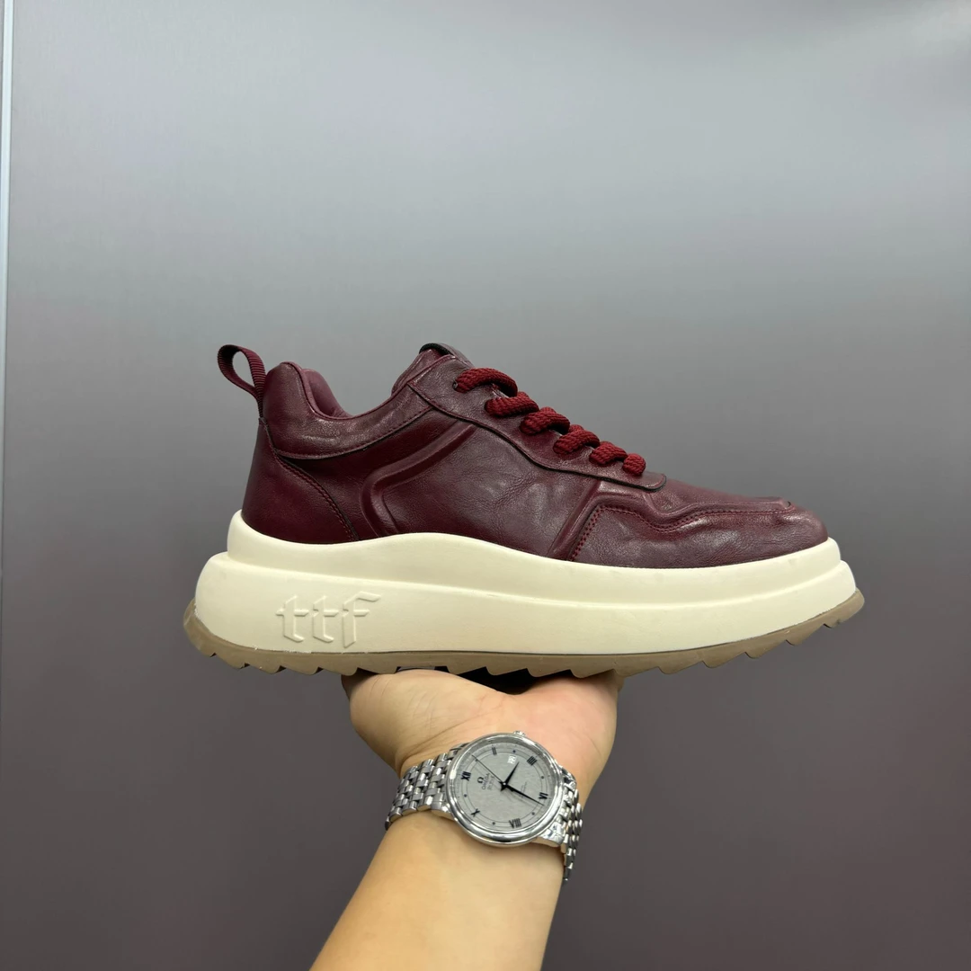 男鞋秋冬款单棉同款皮面百搭潮流男士时尚休闲潮鞋【皮鞋码】TT153