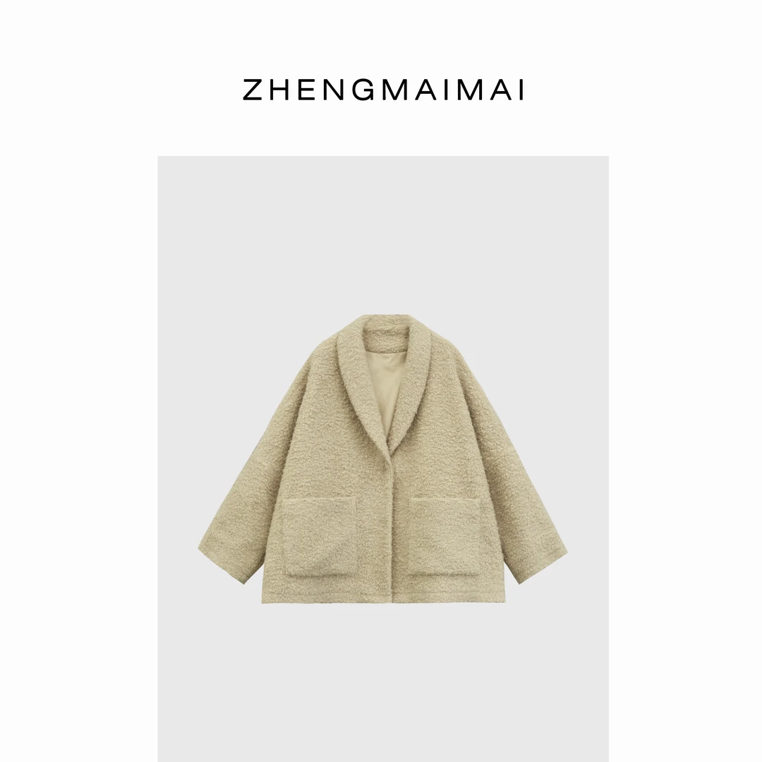 fattonny【羊咩咩】郑买买日系百搭设计师复古和服外套 HH30831W3