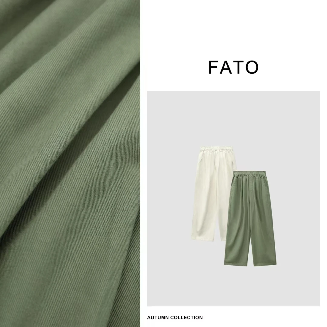 【郑买买】直筒全棉休闲裤 秋季纯棉百搭松弛垂感长裤 KW40801K3