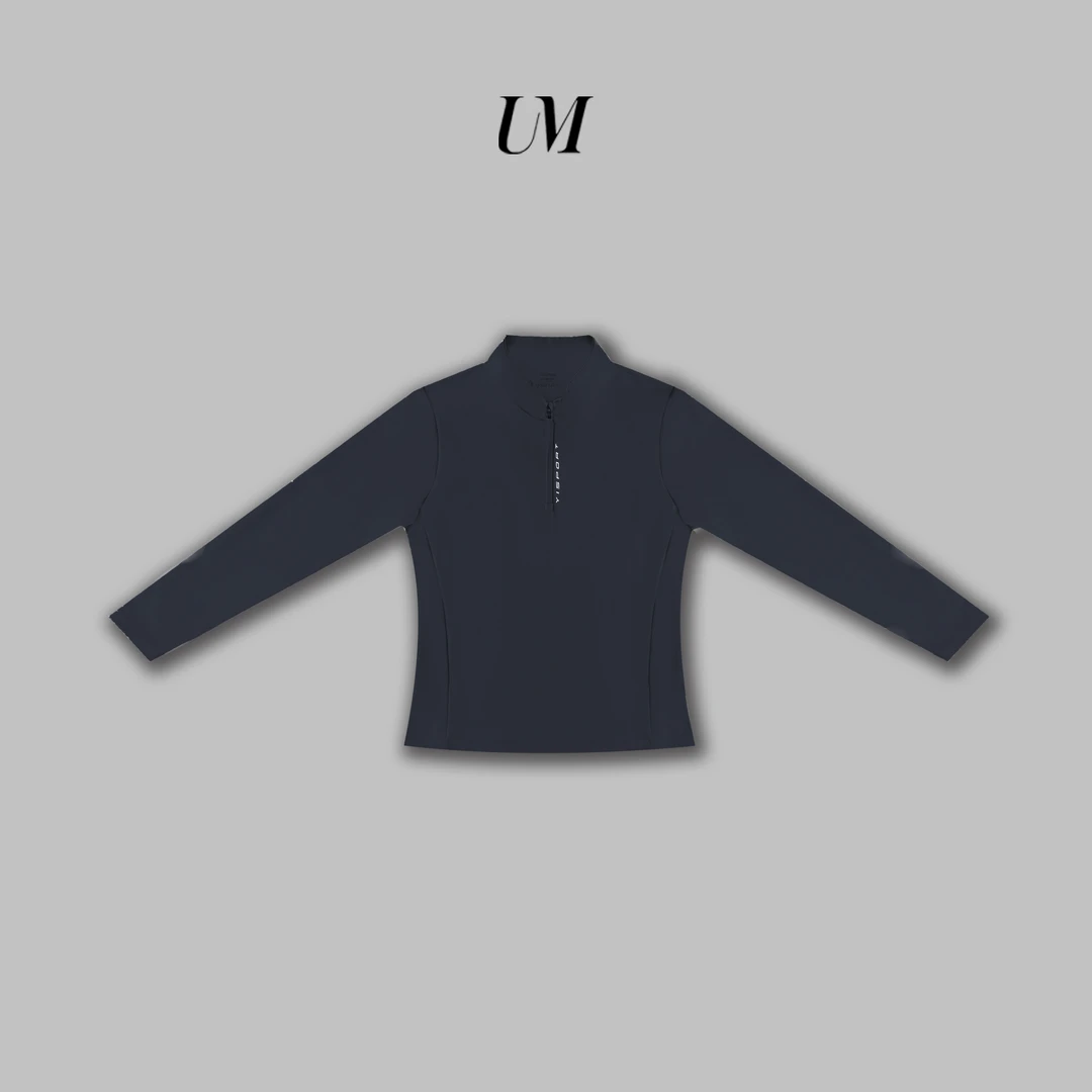 【U.M】男款热皮衣休闲半拉链立领保暖卫衣