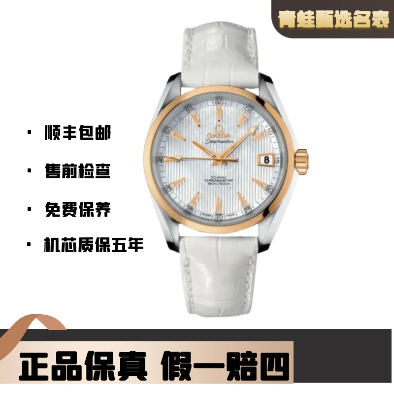 99新 Omega/欧米茄 海马/自动机械/38.5mm/231.23.39.21.55.002
