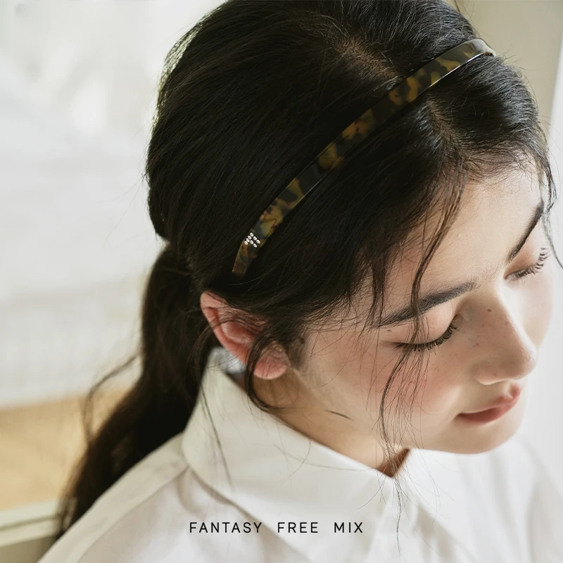 弗弗西【摩登】高级醋酸眼镜细款发箍