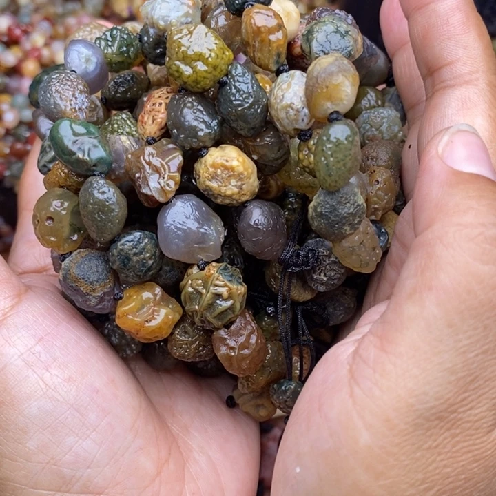 玛瑙/玉髓珠宝奇石合金多样发一个