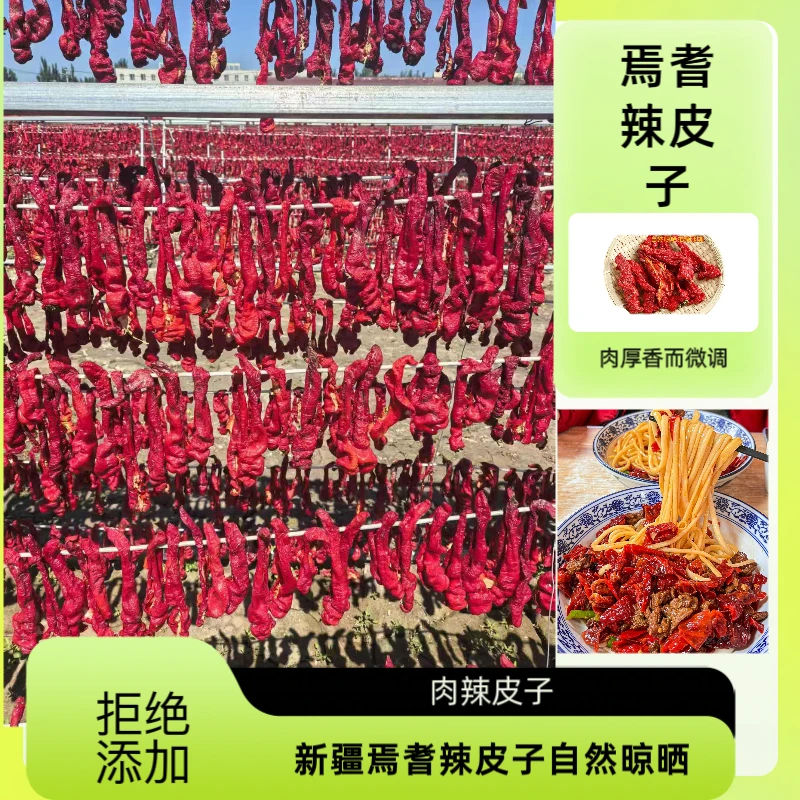 新疆肉辣皮子肉厚微辣香甜