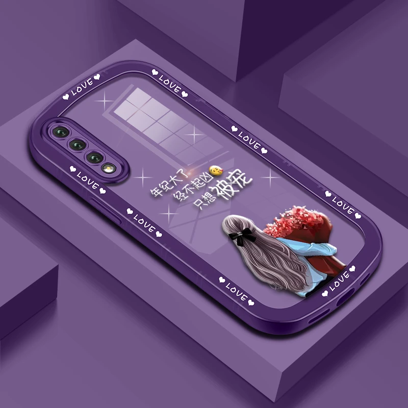 适用荣耀9x手机壳只想被宠透明硅胶软壳镜头全包防摔保护套