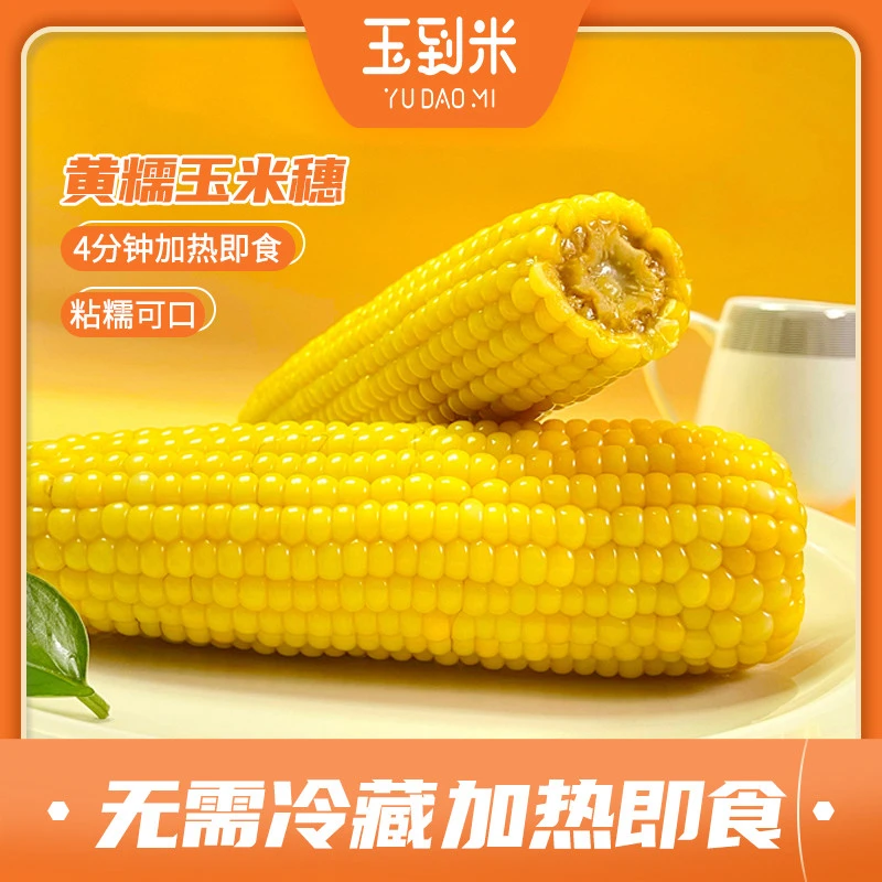 东北鲜食黄糯玉米200g/穗*10穗真空独立包装黑土地北纬四季