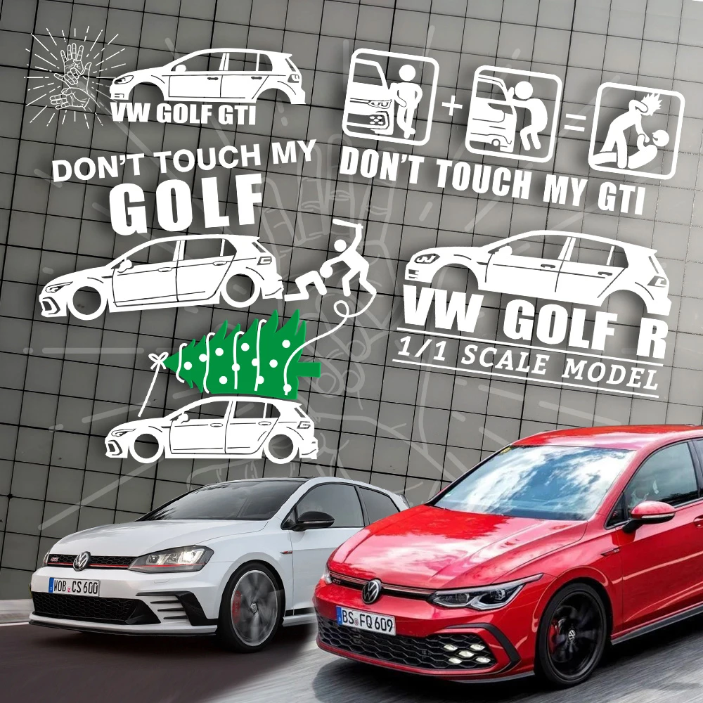 儵鱼创造】适用于大众高尔夫GTI 8 gti7.5 gti7 6 R定制贴纸GOLF