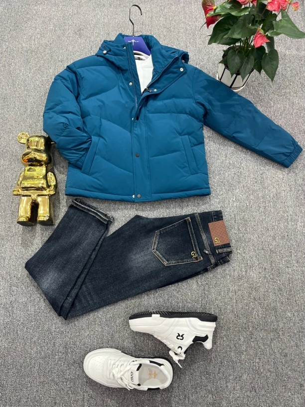 戈诺尔高品质外套蓝色男款