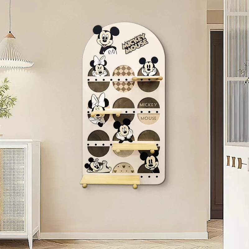 档北欧风过道走廊玄关装饰画餐厅置物架挂画两用米奇60120