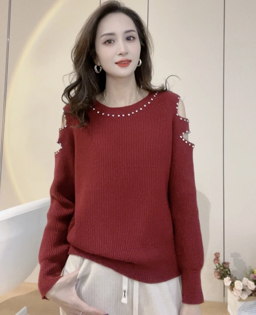 南妮子女装严选201-400时尚气质2025秋冬穿搭新款小香百搭针织衫