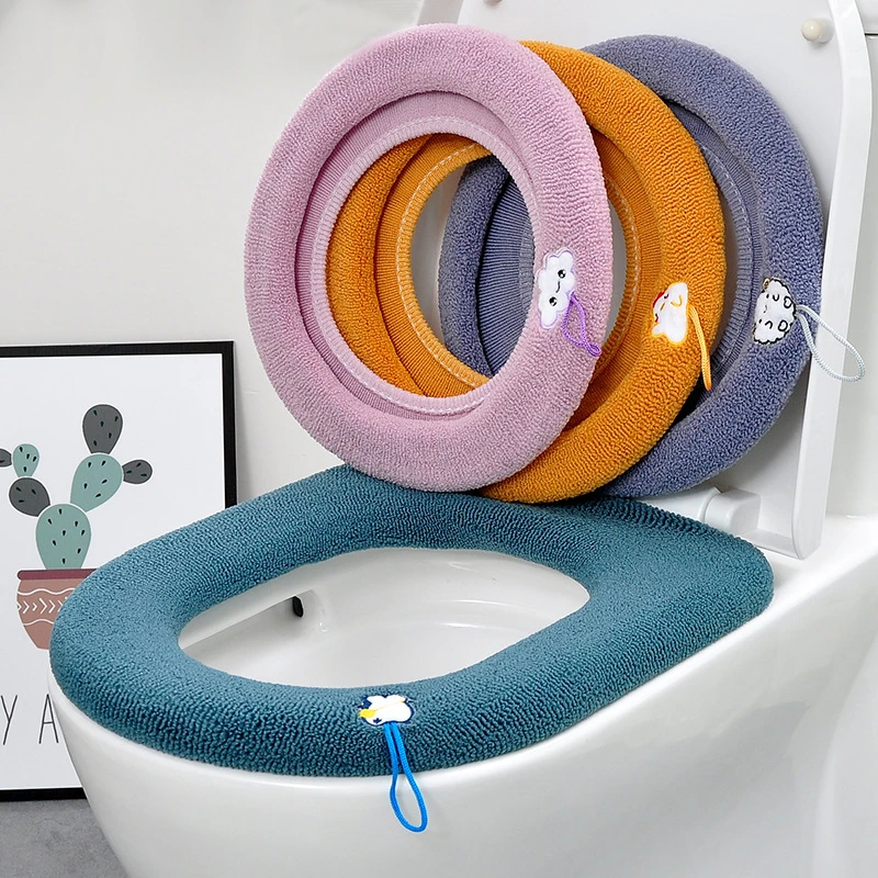 【3只装】马桶坐垫四季通用加厚针织可水洗马桶套坐垫坐便器垫