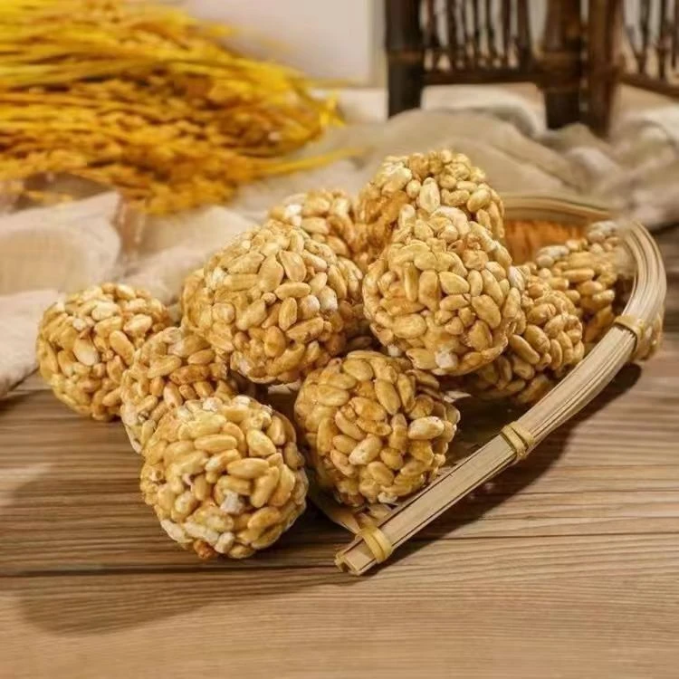 忆留香传统老式焦糖米花球传统香酥香脆米板7080后的回忆