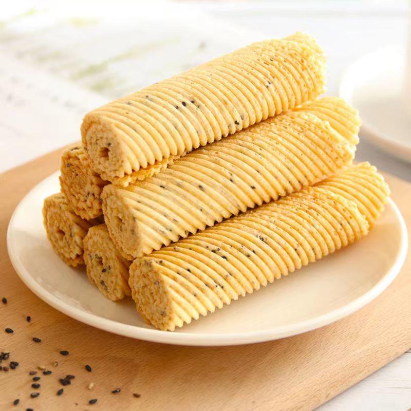 徽多美传统老式手工鸡蛋卷浓郁酥脆小零食休闲小吃零食礼盒儿时-0