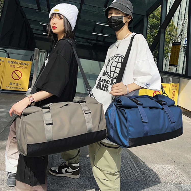 短途旅行包男手提包女出差大容量折叠旅游行李包袋干湿分离健身包