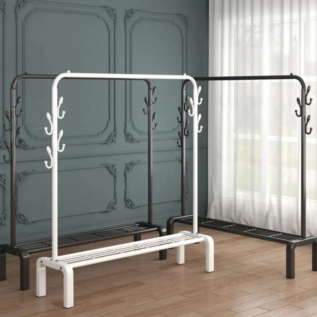 小扬甄选落地折叠阳台宿舍晒衣服挂架子晾衣杆卧室内儿童简易衣架