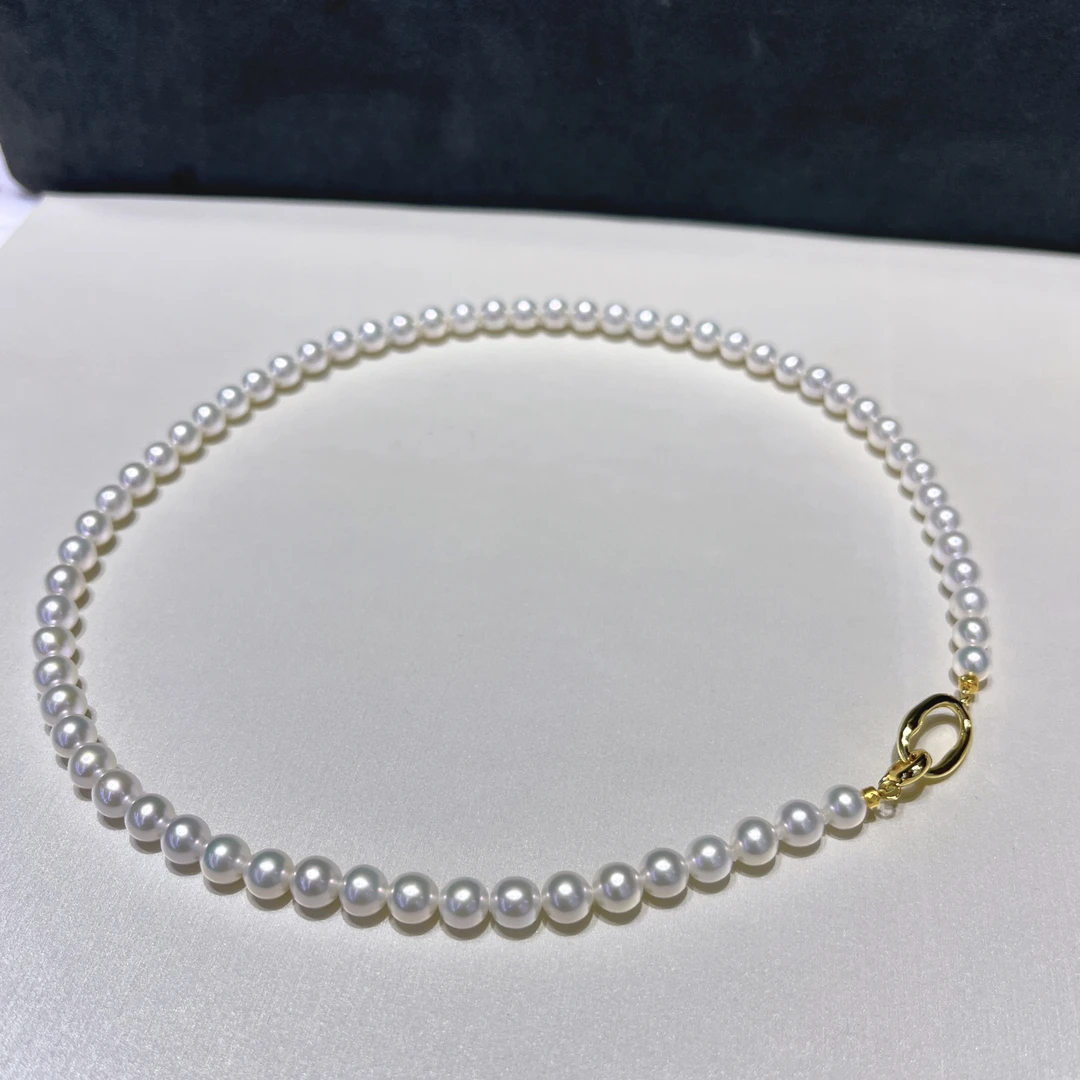 【蚌农涛哥】S925银/淡水珍珠/全珠项链/5.3-6.3MM