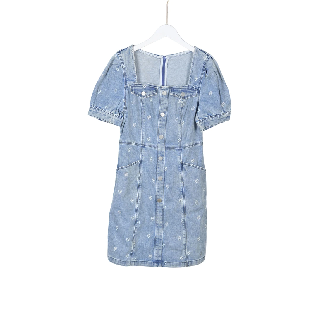 【专柜捡漏F-2】欧家女装WJB-连衣裙4180牛仔蓝正码